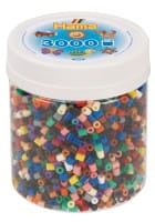 Hama Dose mit 3000 Midi-Bügelperlen Vollton Mix 67 - 22 Farben