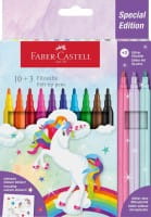 Faber-Castell Filzstifte Einhorn 10+3 +Sticker