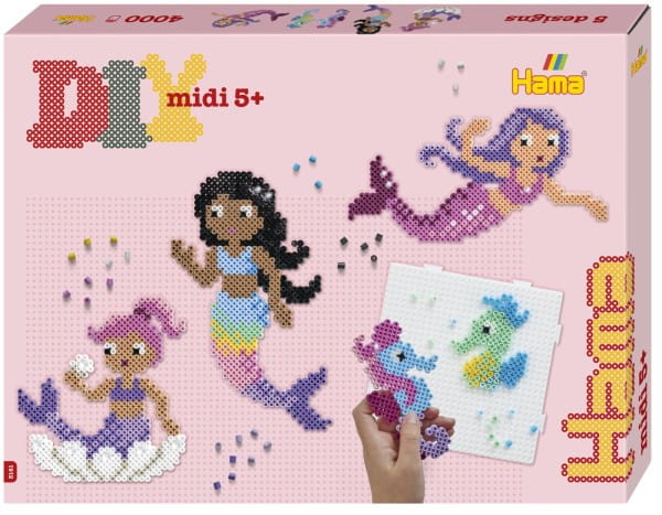Hama Geschenkpackung Meerjungfrauen Midi-Bügelperlen