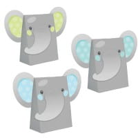 Geschenkbox Baby Elefant blau