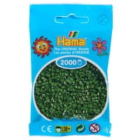 Hama Beutel mit 2000 Mini-Bügelperlen waldgrün