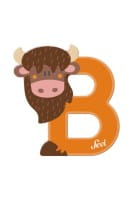 Sevi Buchstabe B Bison
