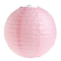Lampions rosa 30 cm