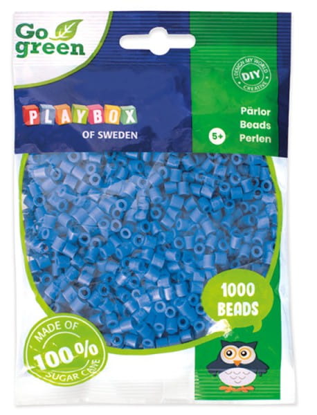 Playbox Bügelperlen Go green Midi 1000 Stk. blau