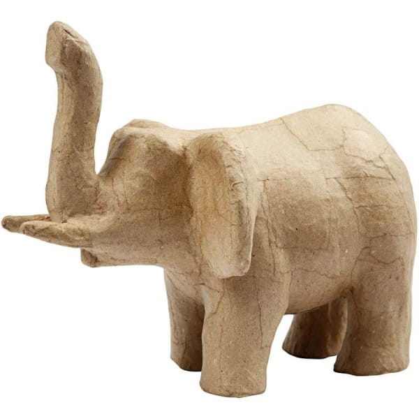 Elefant aus Pappmaché