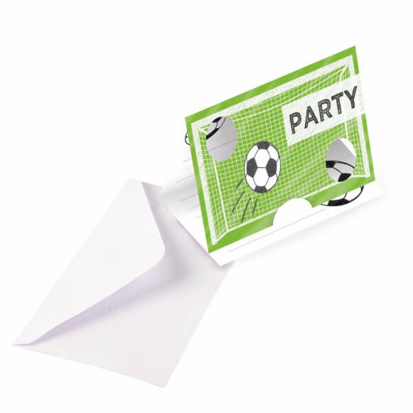 Einladungskarten Kicker Party Fußball