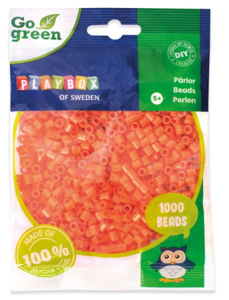 Playbox Bügelperlen Go green Midi 1000 Stk. orange