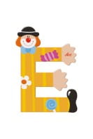 Sevi Buchstaben Clown E, gelb