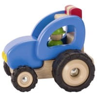 Goki Traktor blau