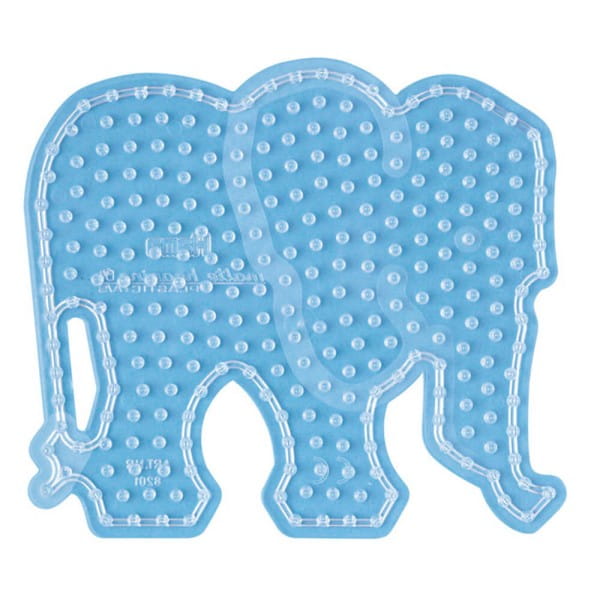 Hama Stiftplatte Elefant transparent für Maxi-Bügelperlen