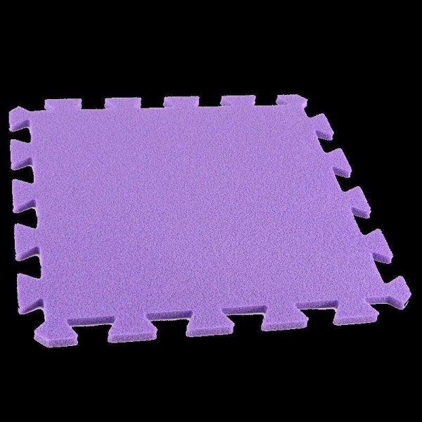Bodenmatte Puzzlematten Einzelteile - 8 mm - lila