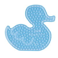Hama Stiftplatte Ente transparent für Maxi-Bügelperlen