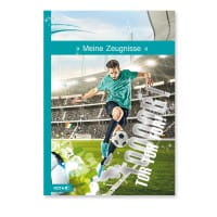 Roth Zeugnismappe Fußballstar A4, wattiertes Cover, Folie