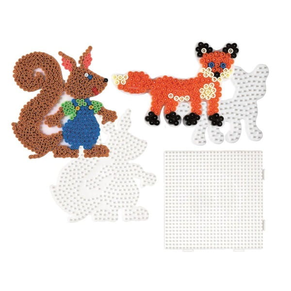 Hama Stiftplatten-Set Herbst, weiß für Midi-Bügelperlen